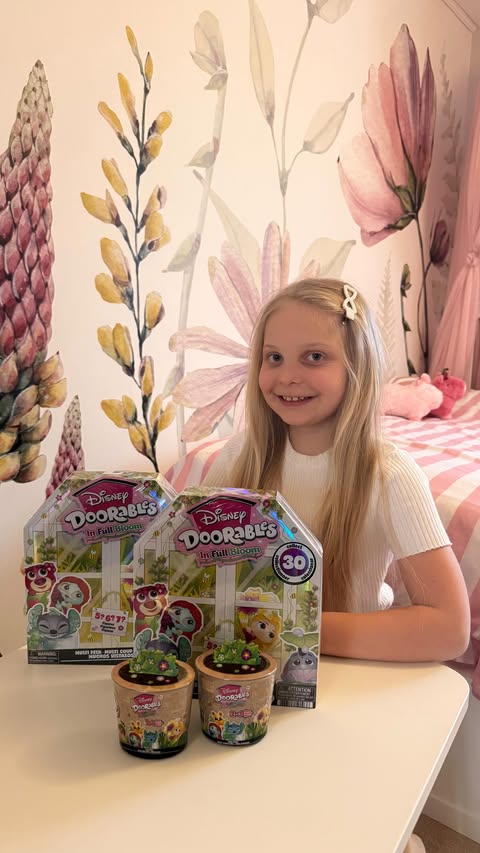 Instagram post by @erin.grace.b for Just Play. Caption reads: [...] Full Bloom are out now at @SmythsToys....