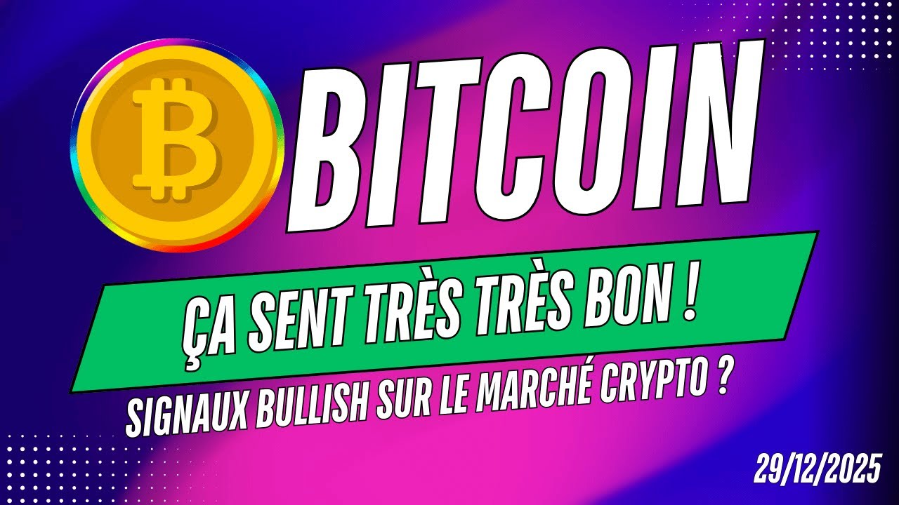 YouTube post by @lexa_moon_crypto for Ledger. Caption reads: BITCOIN SMELLS VERY GOOD 🔥! BULLISH SIGNALS IN....