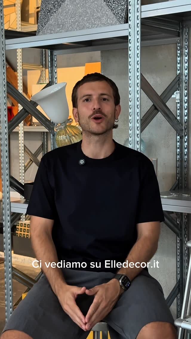 Instagram post by @gianvitofanelli for Elle Decor. Caption reads: Come la pizza e l’esperienza in pizzeria stanno....