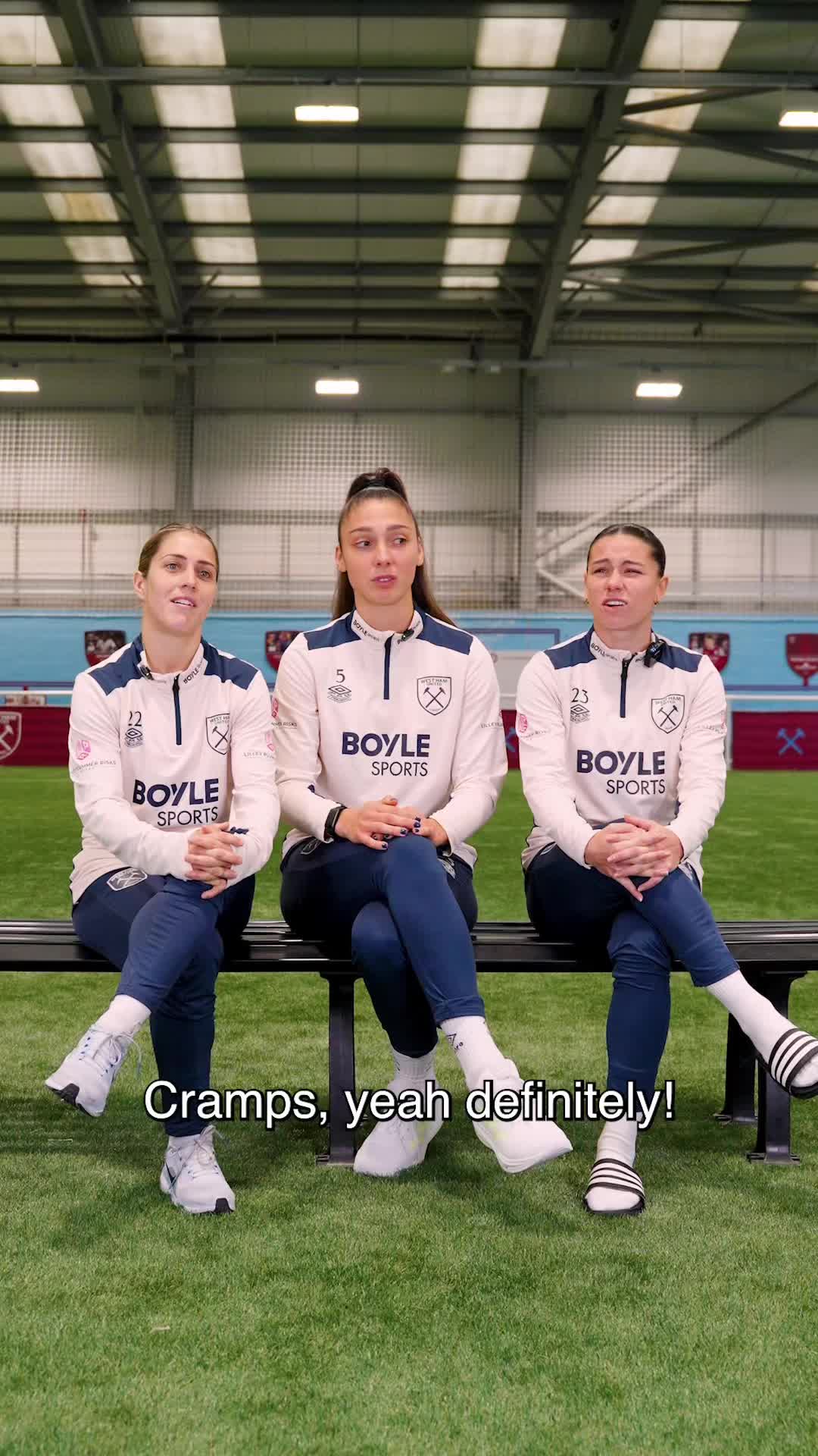 TikTok post by @vsrsus for Modibodi. Caption reads: [...] Club's groundbreaking partnership with....