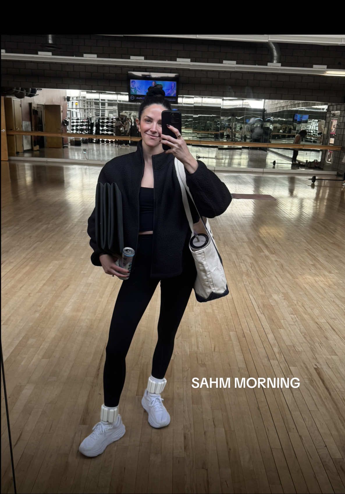 TikTok post by @shelbylgosselin for Bala. Caption reads: [...] #momlife @shopvitality @BALA US @Bloom....