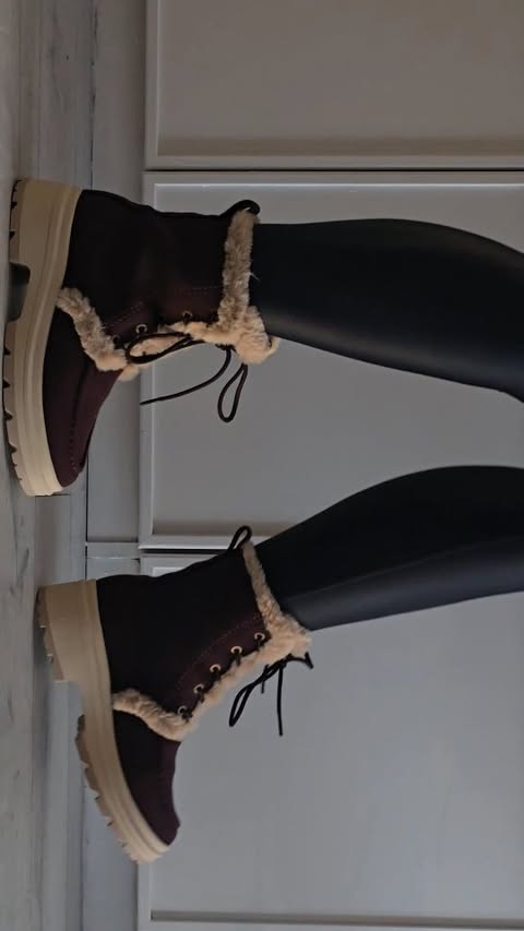 Instagram post by @ska.weronika for VIVAIA. Caption reads: Wearing my new VIVAlA Warm Boots from....