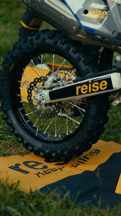 Instagram post by @harithnoah8 for Reise Moto. Caption reads: Harith rides with an intensity that demands....