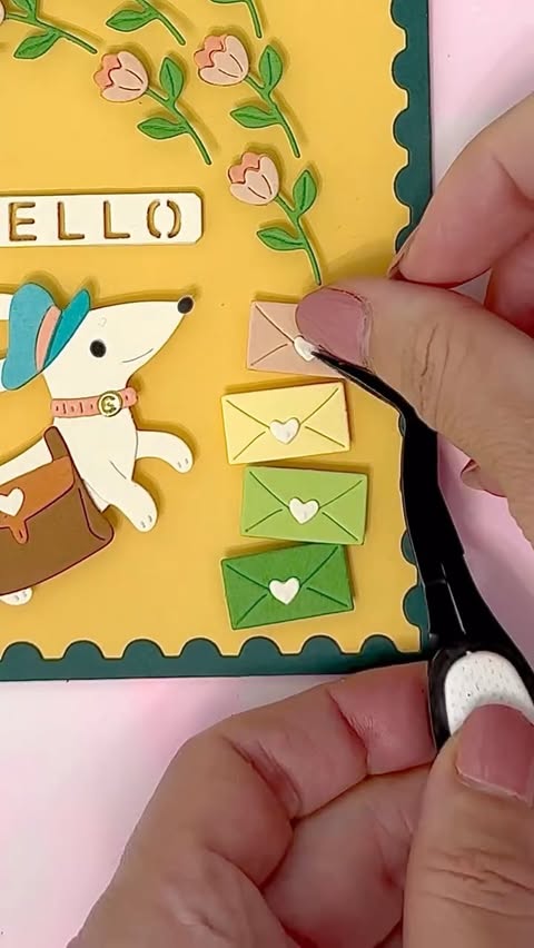 Instagram post by @mayholicdesign for Hero Arts. Caption reads: [...] My Monthly Hero Kit: Happy Mail from....