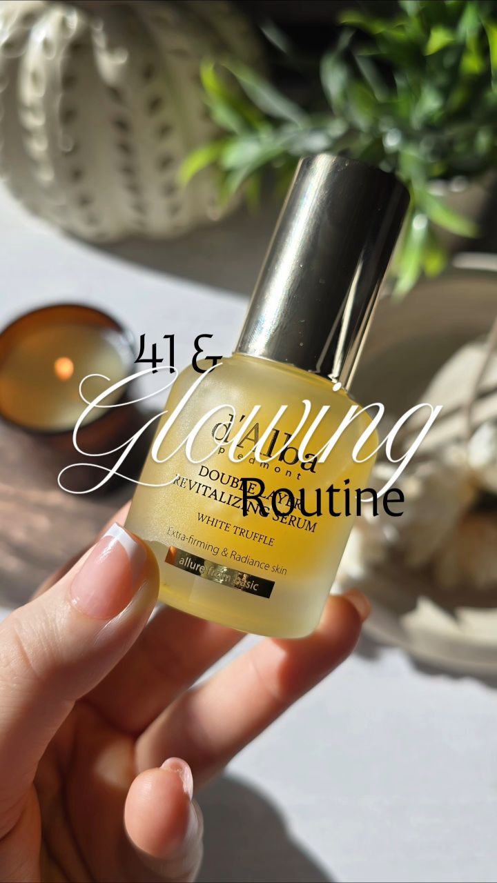 Instagram post by @waves_for_dayzz for dalbaglobal. Caption reads: ✨ 41 & Glowing Ritual ✨
@dalba_global....