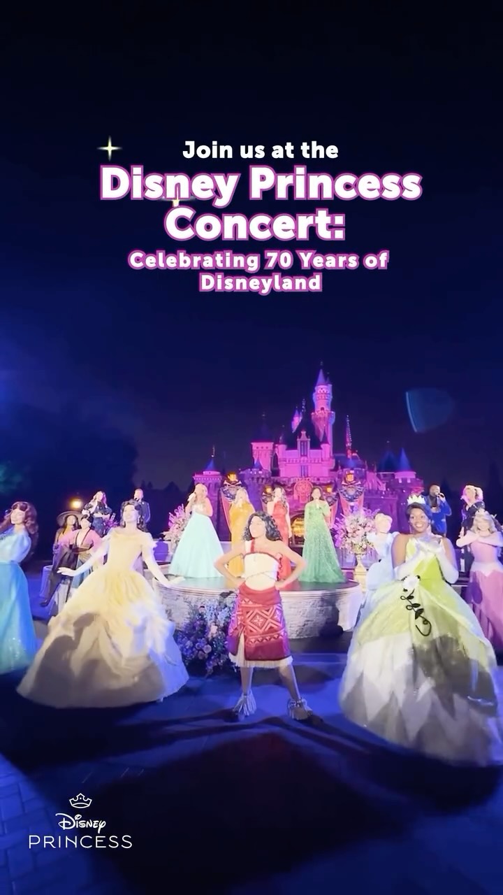 Instagram post by @disneymusic for Disney Princess. Caption reads: A magical performance. 💫

Watch Disney Princess....