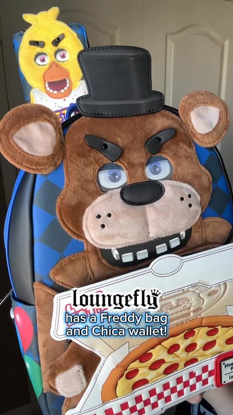 Instagram post by @allycatastrophe for loungefly. Caption reads: 🍕 @loungefly knocked out of of the park again....