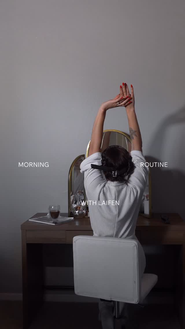 Instagram post by @paulashome29 for Laifentech. Caption reads: Best days start with a great morning routine -....