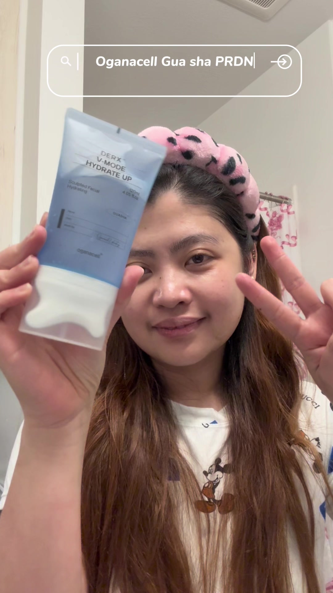 TikTok post by @arlynang for Oganacell. Caption reads: [...] changer for me with gua sha roller....