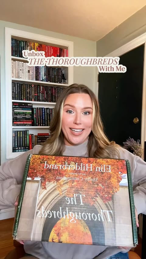 Instagram post by @em_riser_reads for Little, Brown and Company. Caption reads: Whoever put these boxes together deserves a raise,....