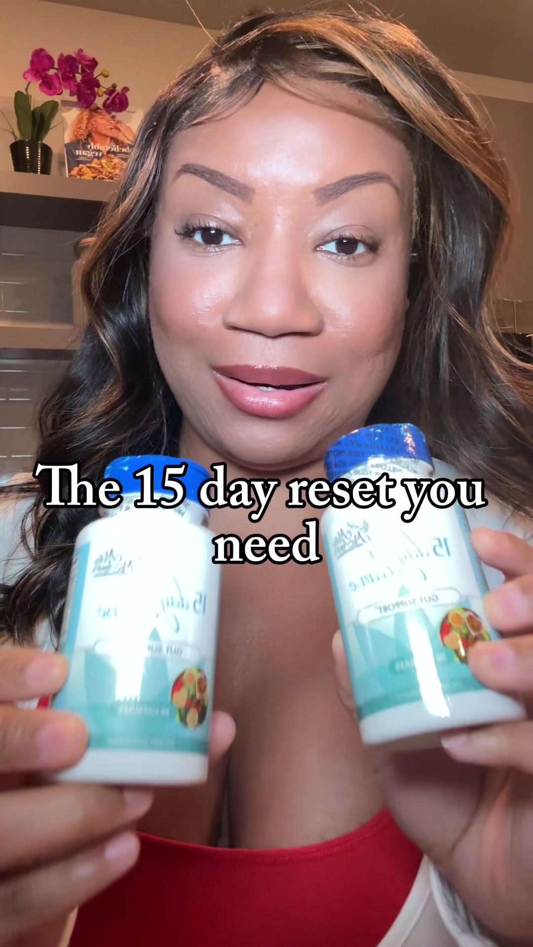 TikTok post by @goddess_portia for Mila Miamor. Caption reads: A simple reset I didn’t know I needed @MilaMiAmor....