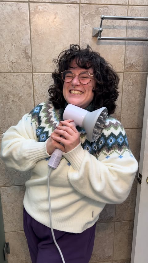 Instagram post by @subversivesocialite for Laifentech. Caption reads: i highhhhly recommend my @laifen_tech blow dryer!!....