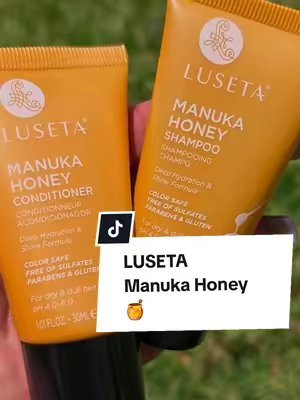 TikTok post by @ninasauce for Luseta Beauty. Caption reads: [...] dull hair deserves some love too. 💛@Luseta....