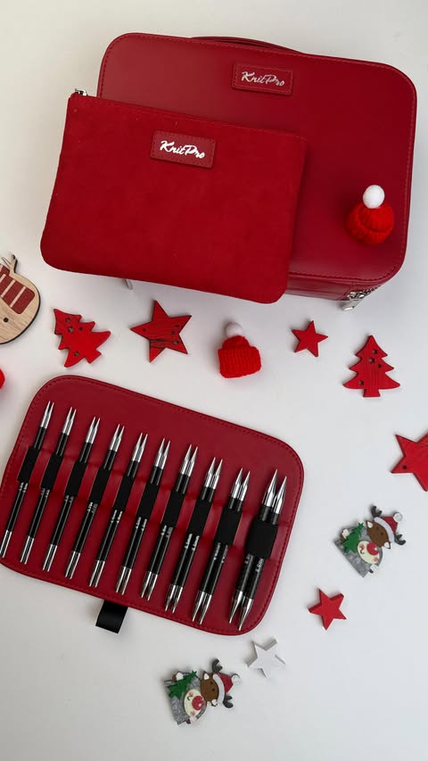 Instagram post by @cickadesign for KnitPro. Caption reads: 🎁 10% OFF a luxurious knitting gift 🧶✨
From....