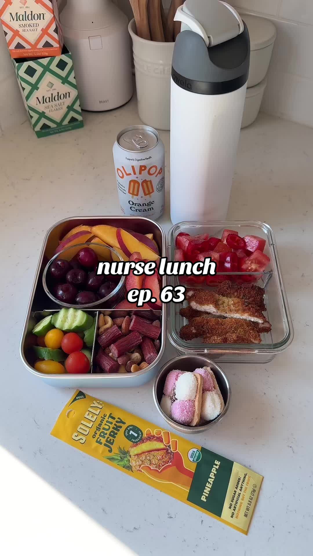 TikTok post by @foodiemama1 for Solely. Caption reads: Here’s your reminder to pack your lunch🫶🏼 #lunch....