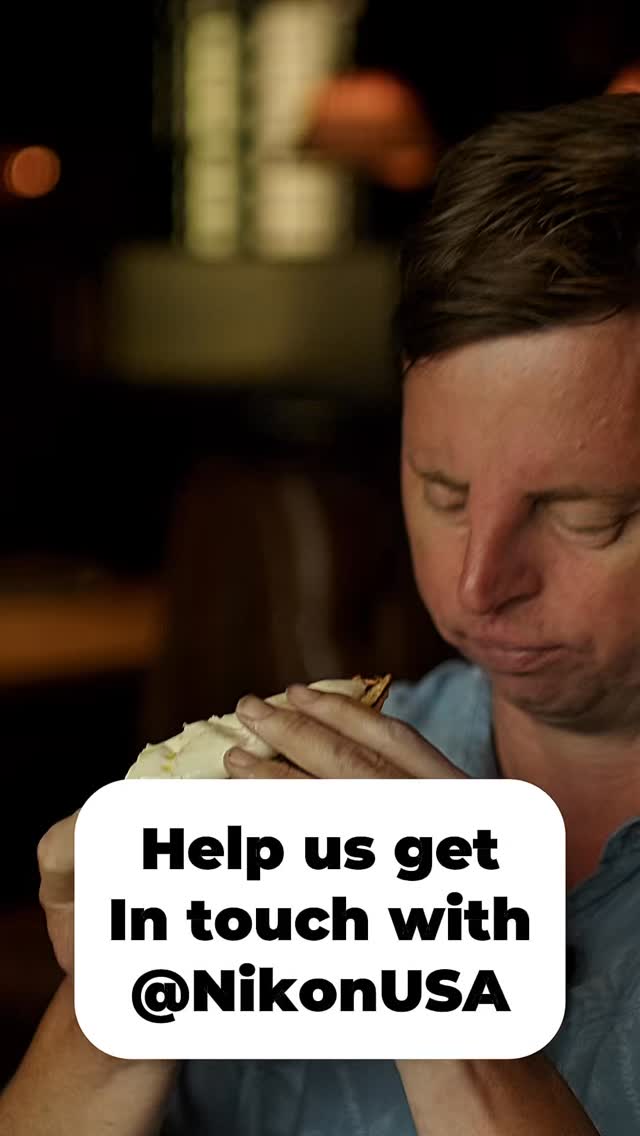 Instagram post by @hobywedler for NikonUSA. Caption reads: I want to bring Nikon into this journey with us.....