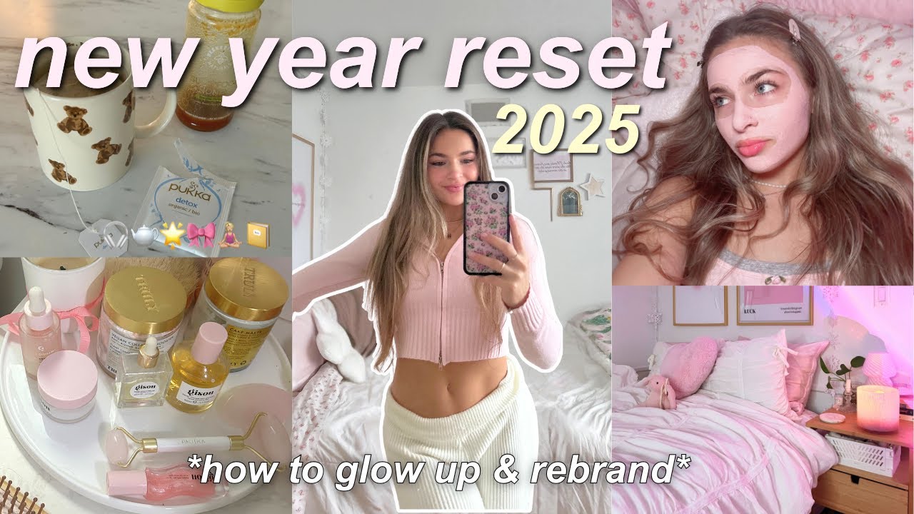 YouTube post by @sophiediloreto for Ever Lasting Fabric. Caption reads: NEW YEAR RESET FOR 2025 🎀 deep cleaning, glow up,....