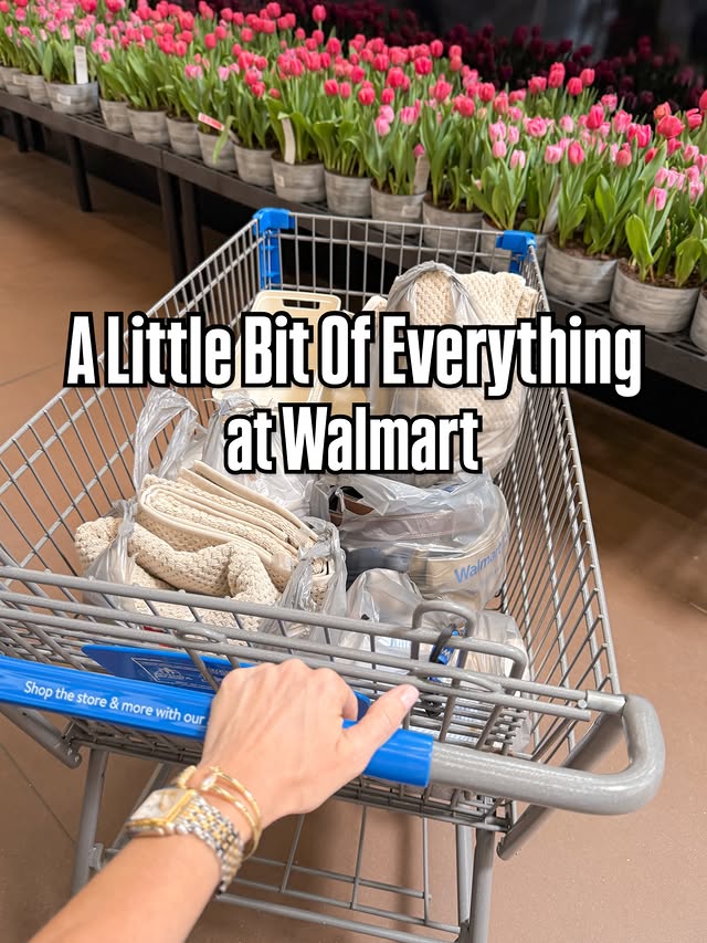 Instagram post by @walmartbargains for Thyme & Table. Caption reads: All of my random Walmart finds! [Walmart Creator]....