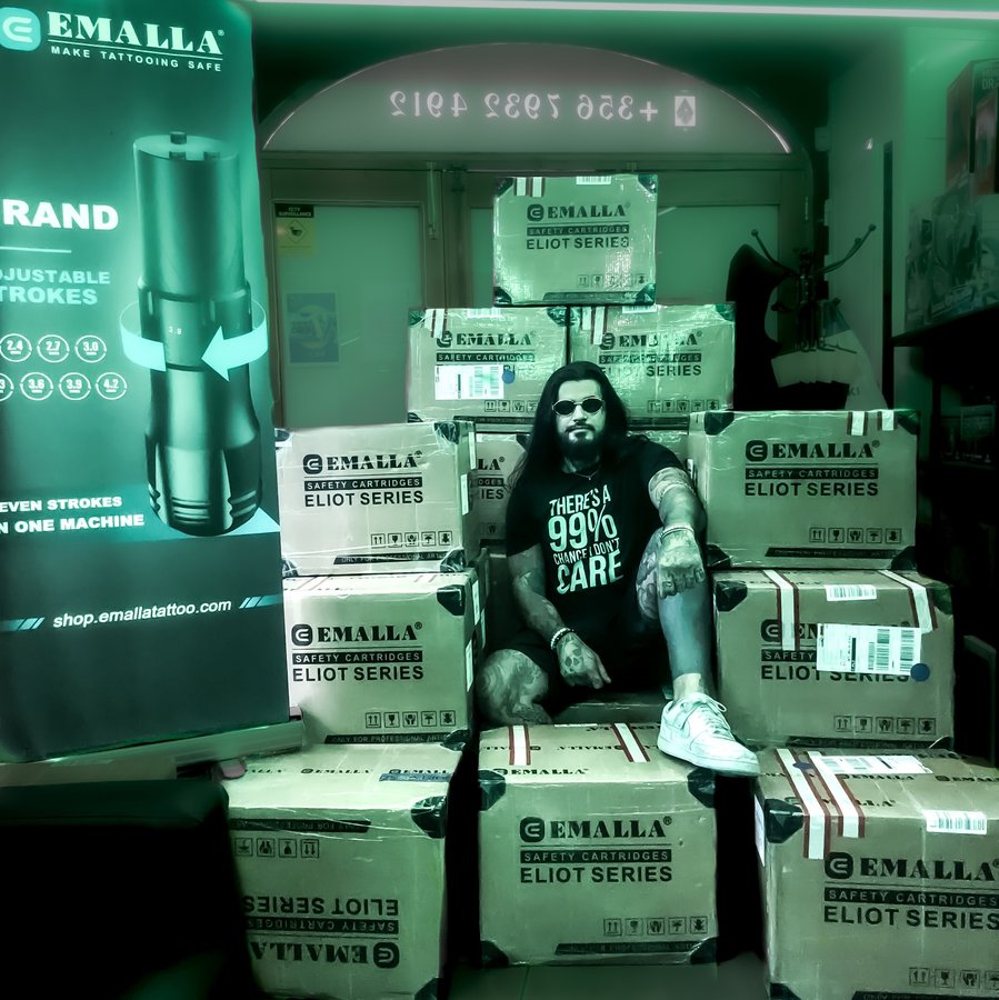 Instagram post by @emalla.grand for EMALLA Official. Caption reads: 🔥 Stacked and ready to go with the best in the....
