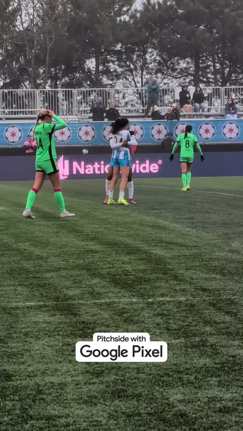 Instagram post by @ionnwsl for National Women's Soccer League. Caption reads: The energy on the field for this goal is unreal 📈....