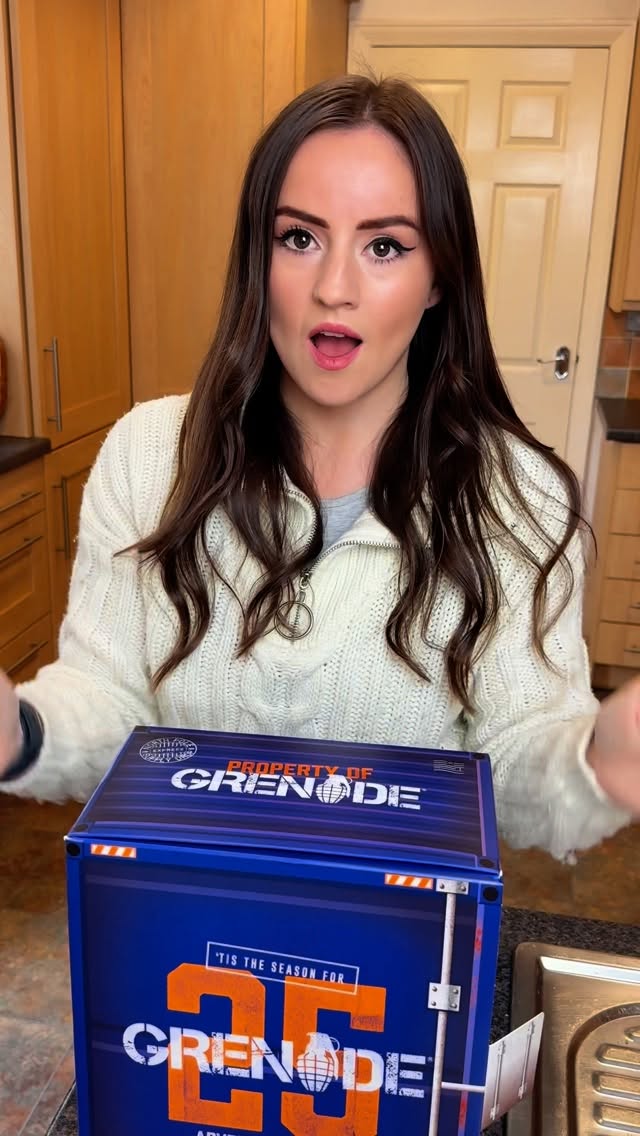 Instagram post by @archerkitchen for Grenade. Caption reads: High Protein @grenadeofficial Rocky Road Bites,....