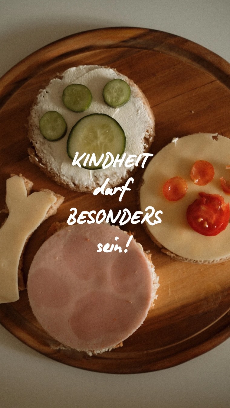 Instagram post by @die.annabell for ALDI Nord. Caption reads: Anzeige | Kindheit darf ein bisschen besonders....