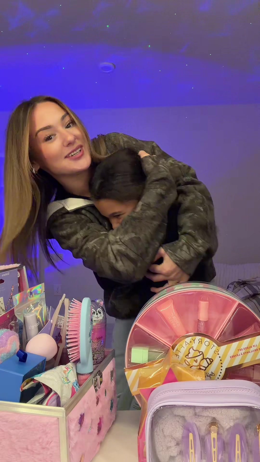TikTok post by an influencer for Claire's. Caption reads: she loved it!!! @Claire's Stores #sponsored.