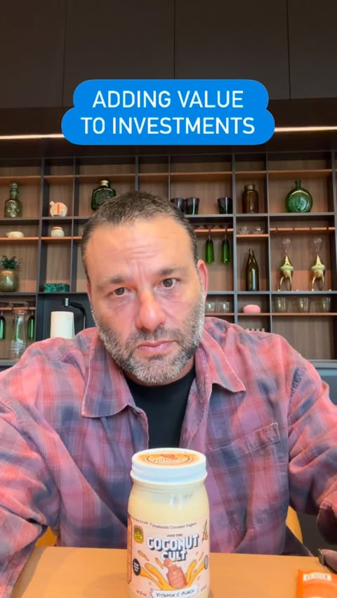 Instagram post by @davidgrutman for Cymbiotika. Caption reads: Collab Alert @thecoconutcult @cymbiotika.