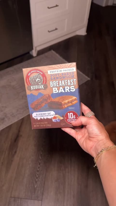 Instagram post by @maggieeatsss for Kodiak Cakes. Caption reads: What I ate today featuring @kodiakcakes 🫐🫐....