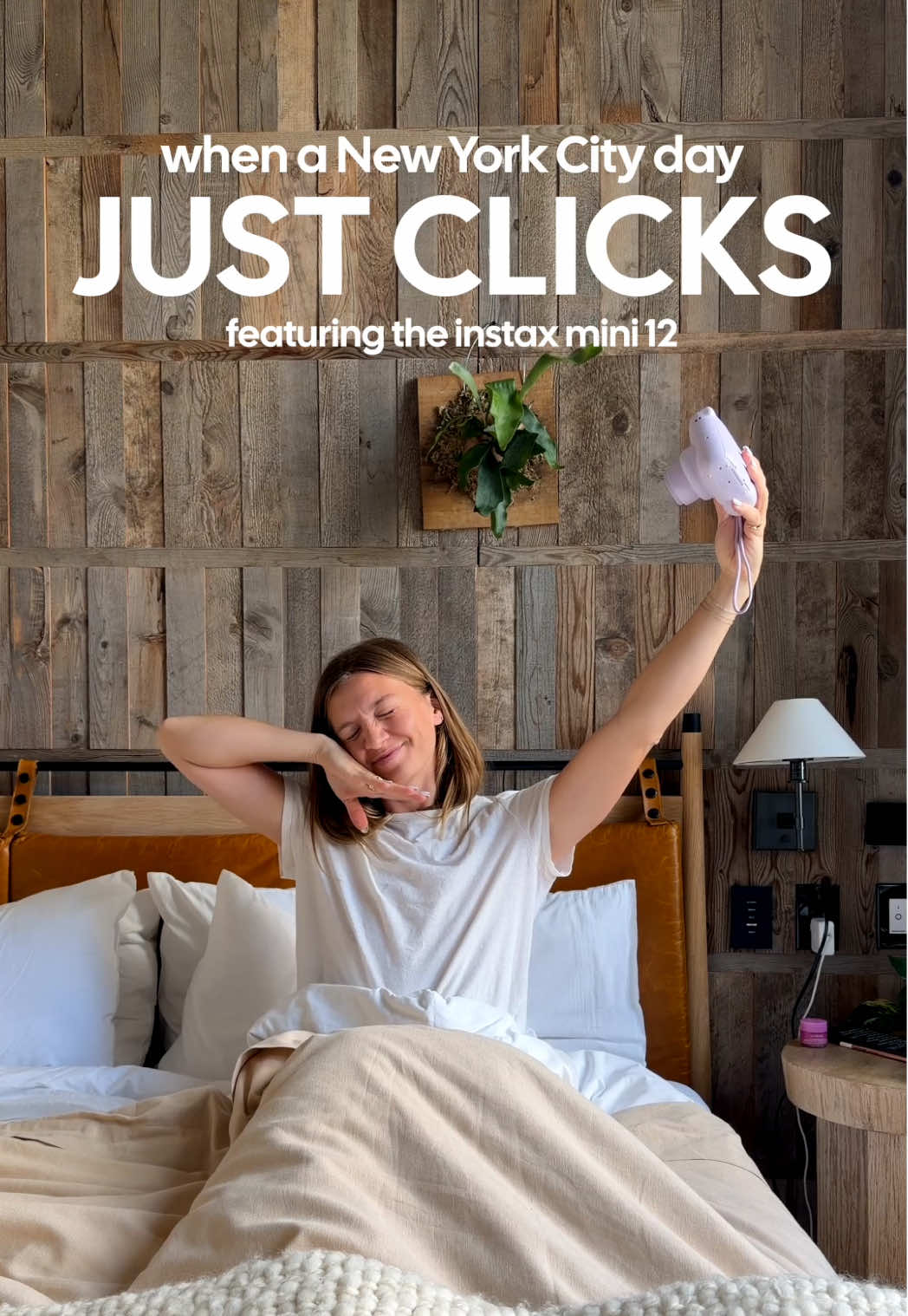 TikTok post by @annaxsitar for Instax. Caption reads: [...] York City and romanticizing life with....