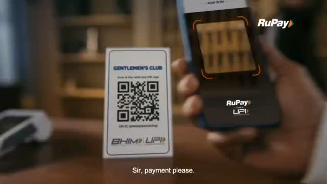 Instagram post by @ankitabiswas.ab for RuPay. Caption reads: Now every shop is a “Rupay credit card accepted on....