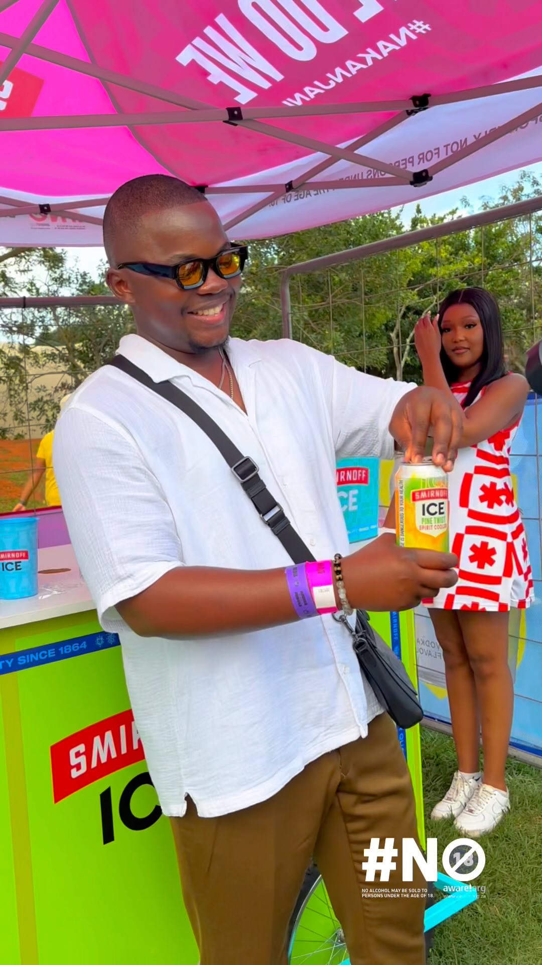 Instagram post by @ntobekoo_cele for Smirnoff. Caption reads: #Ad We took the party to Dubane this past weekend....