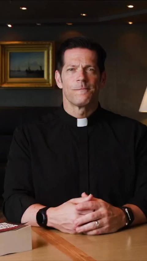 Instagram post by @jonathanroumieofficial for Hallow. Caption reads: [...] Mark Wahlberg and my friends over at....