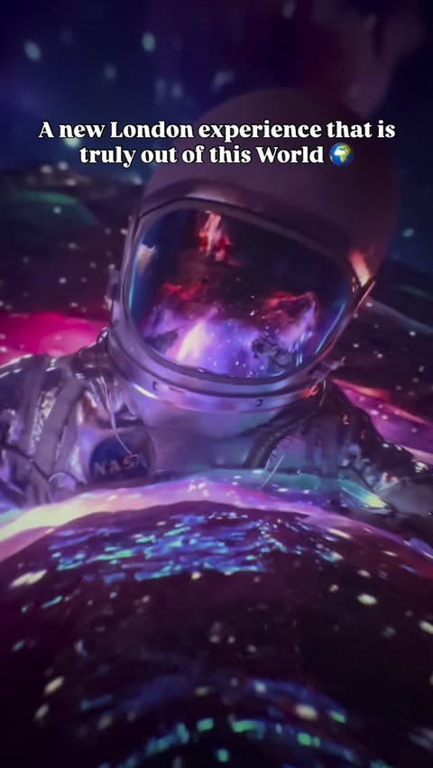 Instagram post by @wander_aniwhere for VisitEngland. Caption reads: A new London experience that is truly out of this....