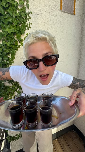 Instagram post by @robyngunn for Jägermeister. Caption reads: we might be watching from afar, but the vibes....