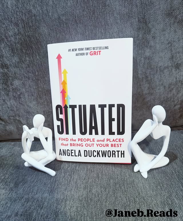 Instagram post by @janeb.reads for Scribner Books. Caption reads: [...] Thank you @angeladuckworth & @scribnerbooks....