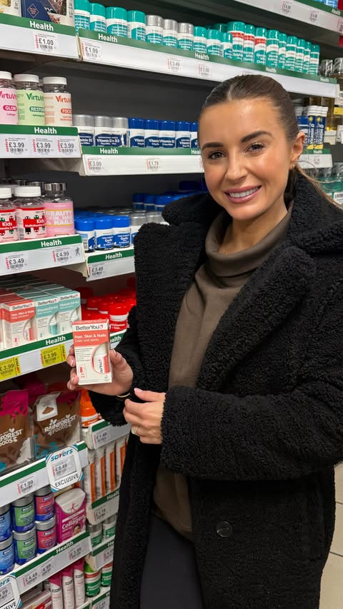 Instagram post by @danidyerxx for BetterYou. Caption reads: [...] glowing skin?! Yes please 😂🥰 AD The....