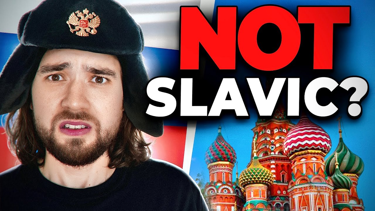 YouTube post by @roman_nfkrz for Makeship. Caption reads: "Russian is NOT a Slavic language".