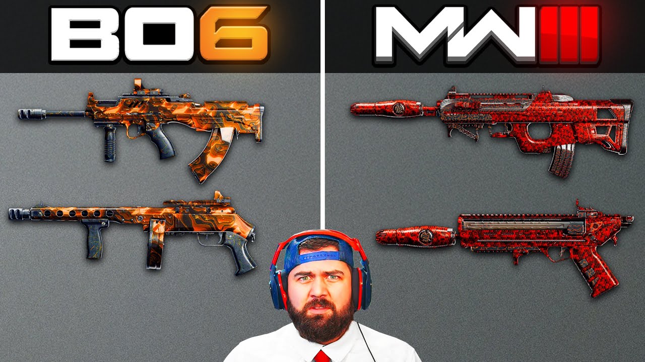 YouTube post by @CPreds for KontrolFreek. Caption reads: I Tested BLACK OPS vs. MODERN WARFARE Meta....