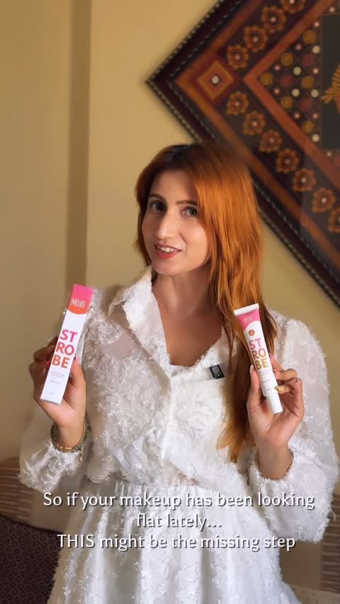 Instagram post by @anjurisinha for NEUD. Caption reads: [...] That’s all it takes for makeup with NEUD....