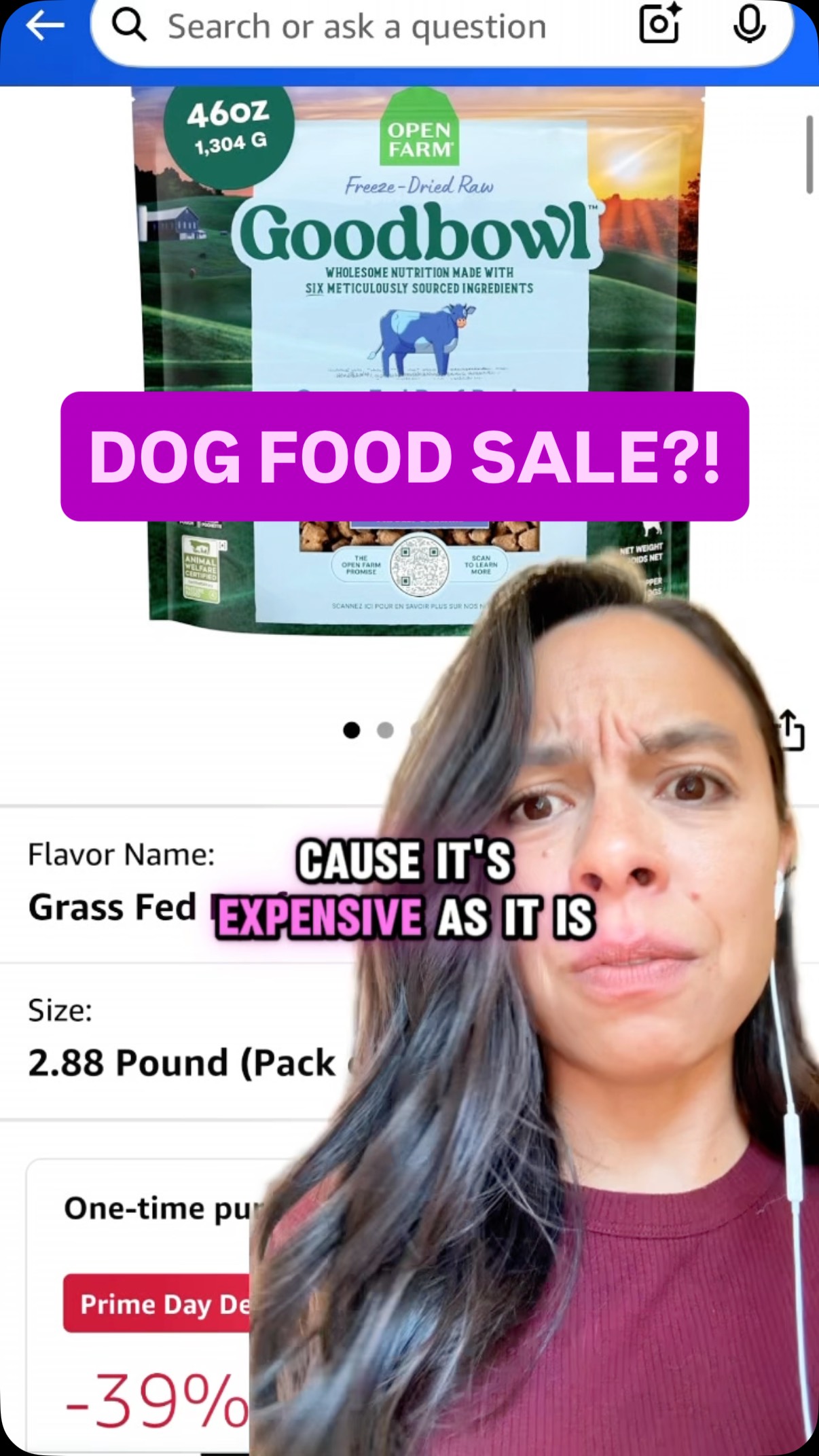 Instagram post by @rachelfusaro for Petcube. Caption reads: Comment: DEALS  for 300+ insane pet deals I love....