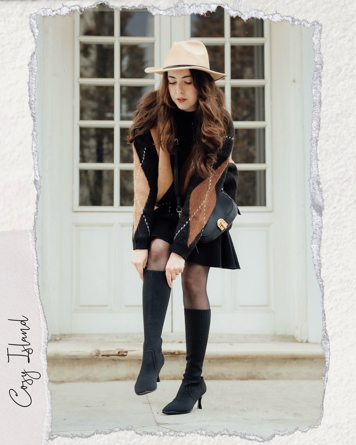 Instagram post by @irinaestera for Cosyisland. Caption reads: Your next favorite shoe brand:....