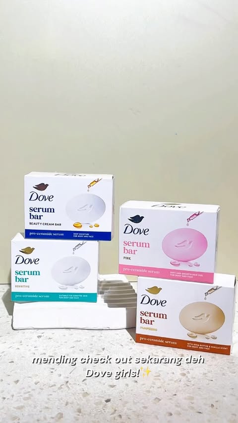 Instagram post by @viniaprima for Dove Indonesia. Caption reads: Daily skin tersimple sih menurut aku Hemat juga....