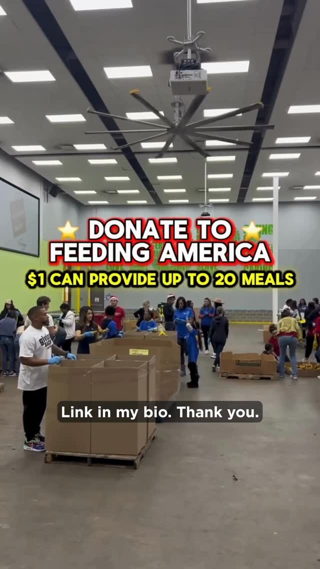 Instagram post by @shawnthefoodsheep for Feeding America. Caption reads: The holidays should feel like comfort and....