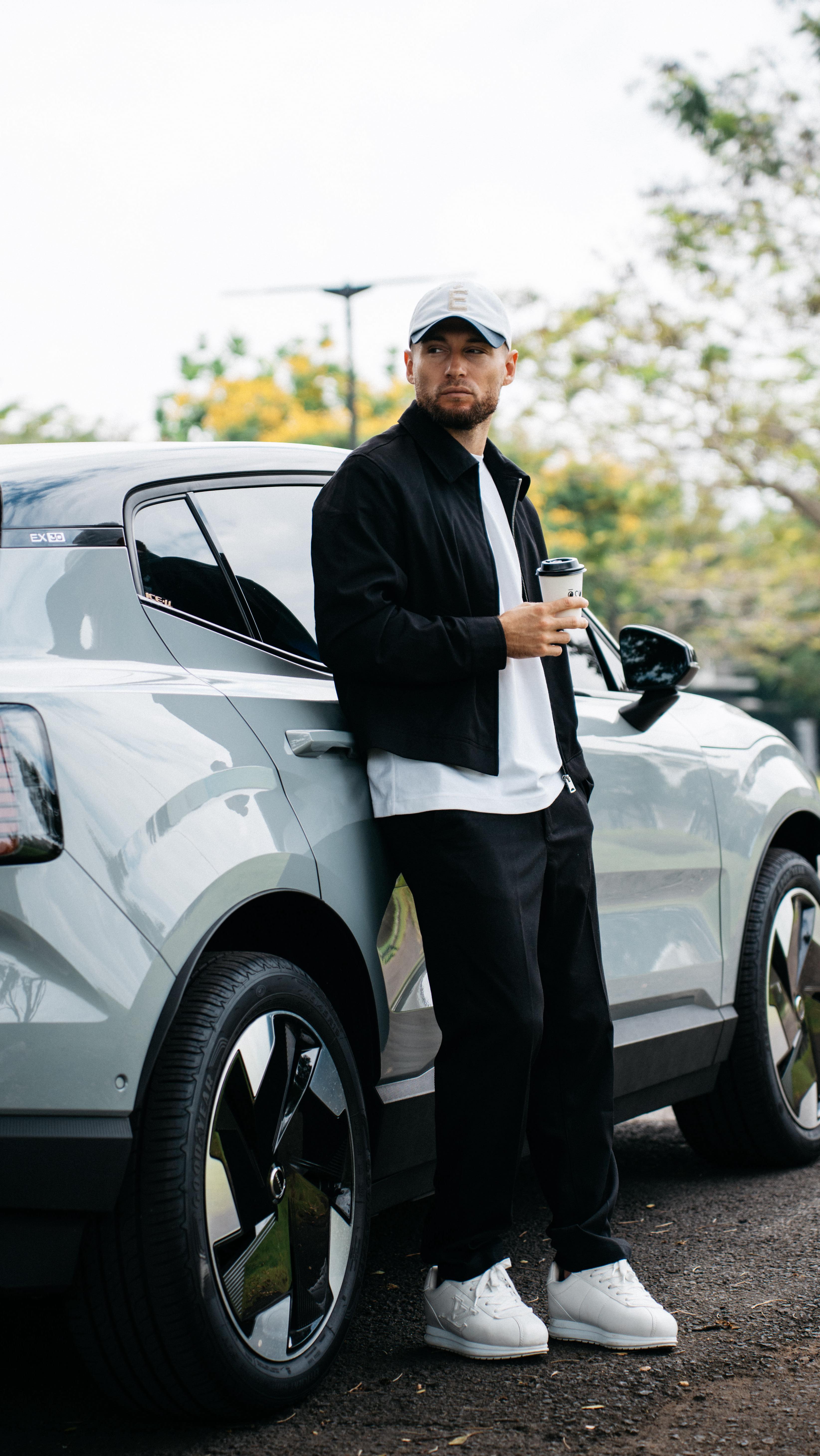 Instagram post by @marcklok for Volvo Cars. Caption reads: Some drive to arrive.
I drive to feel present.
The....