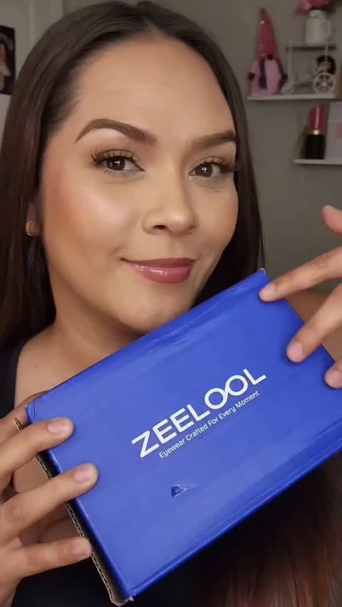 Instagram post by @aleclaudiaglam for Zeelool. Caption reads: @zeelool_ca Glass Wear Find the perfect Frames....