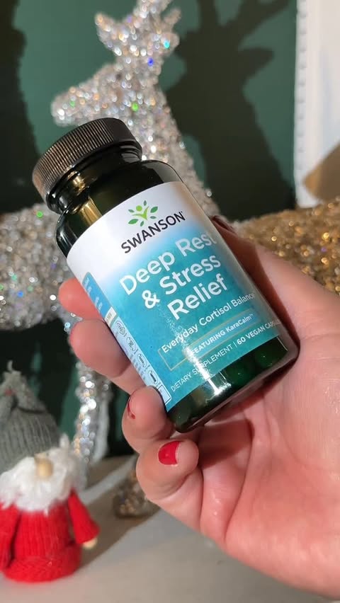 Instagram post by @alpha.sherpa for Swanson Health. Caption reads: [...] you stress less and sleep better.....
