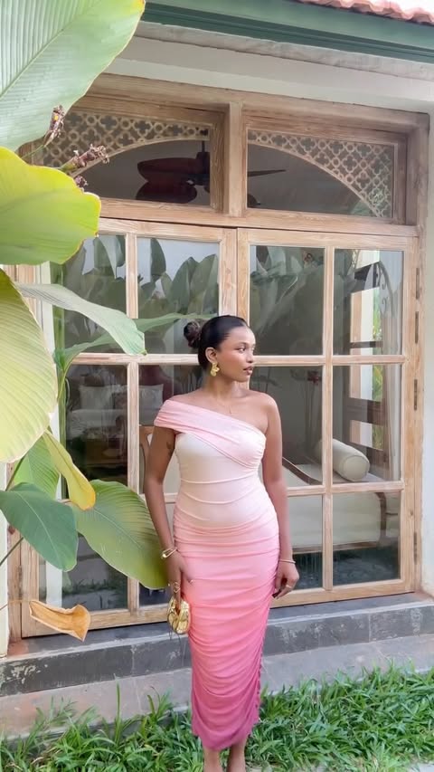 Instagram post by @ajitha_nadar_ for Savana. Caption reads: [...] looks starts with the right dress 🤍....