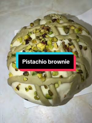 TikTok post by @deeblake95 for DoughGirl. Caption reads: [...] #brownie #eatwithme #mukbang #kunafa....