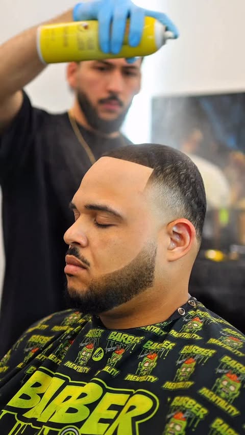 Instagram post by @barbermentality for Douxds. Caption reads: @douxds use discount code “BARBERMENTALITY” 🧼....